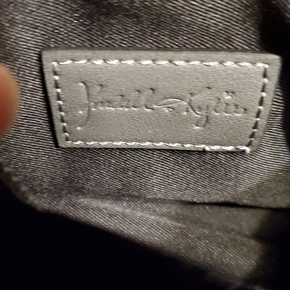 NEW Kendall & Kylie Black Velvet Cube Cosmetic Bag